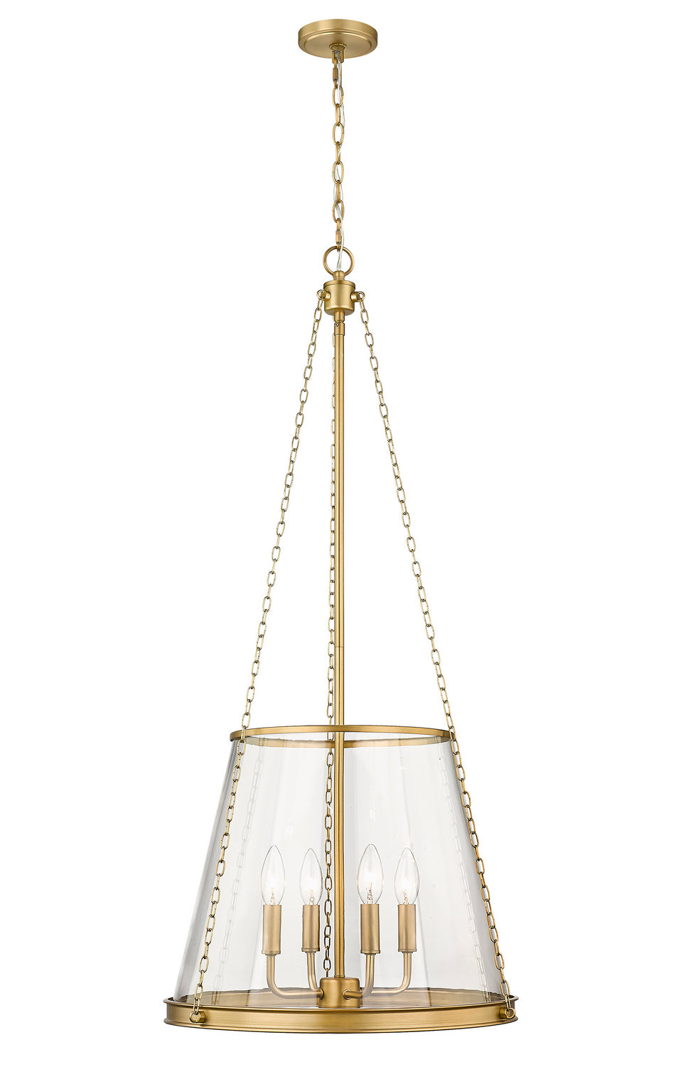 Z-Lite Prescott 341P18-RB Pendant Light - Rubbed Brass