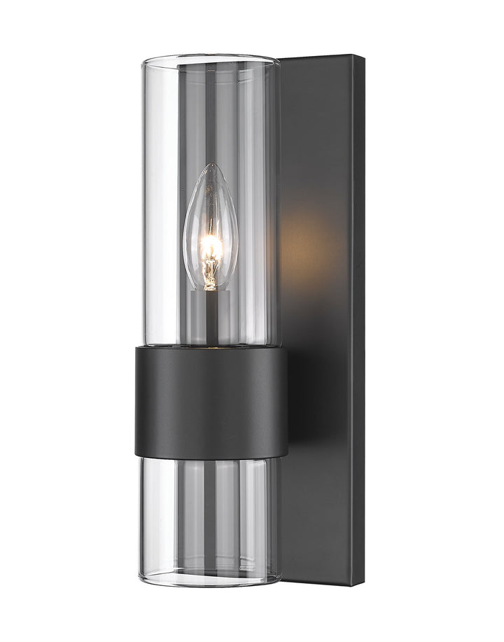 Z-Lite Lawson 343-1S-MB Wall Sconce Light - Matte Black