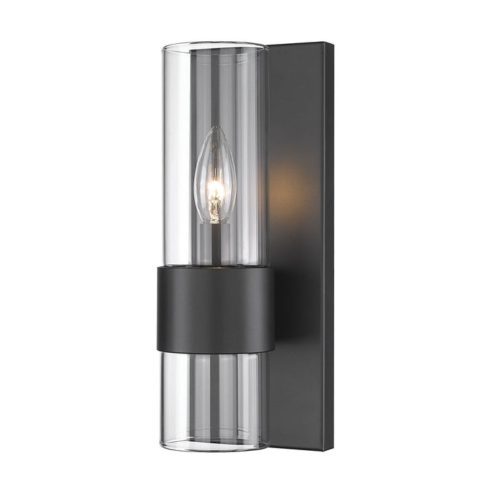 Z-Lite Lawson 343-1S-MB Wall Sconce Light - Matte Black