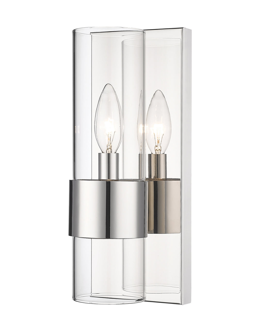 Z-Lite Lawson 343-1S-PN Wall Sconce Light - Polished Nickel