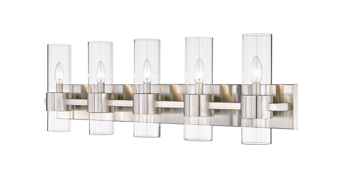 Z-Lite Lawson 343-5V-BN Bath Vanity Light 38 in. wide - Brushed Nickel