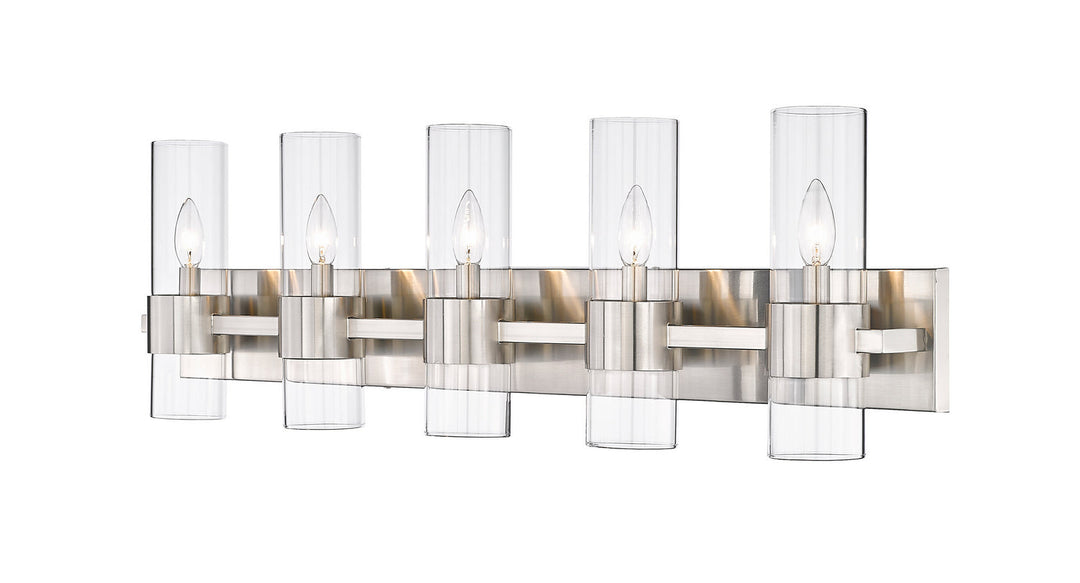 Z-Lite Lawson 343-5V-BN Bath Vanity Light 38 in. wide - Brushed Nickel