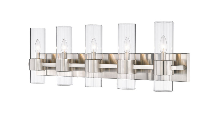 Z-Lite Lawson 343-5V-BN Bath Vanity Light 38 in. wide - Brushed Nickel