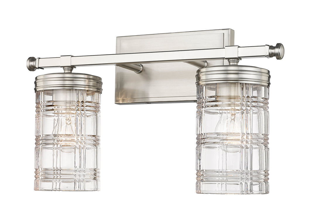 Z-Lite Archer 344-2V-BN Bath Vanity Light 18 in. wide - Brushed Nickel