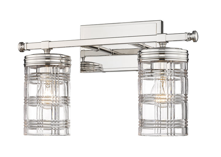 Z-Lite Archer 344-2V-PN Bath Vanity Light 18 in. wide - Polished Nickel