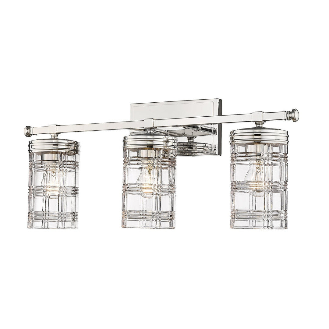 Z-Lite Archer 344-3V-PN Bath Vanity Light 25 in. wide - Polished Nickel
