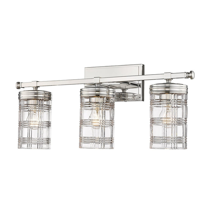 Z-Lite Archer 344-3V-PN Bath Vanity Light 25 in. wide - Polished Nickel