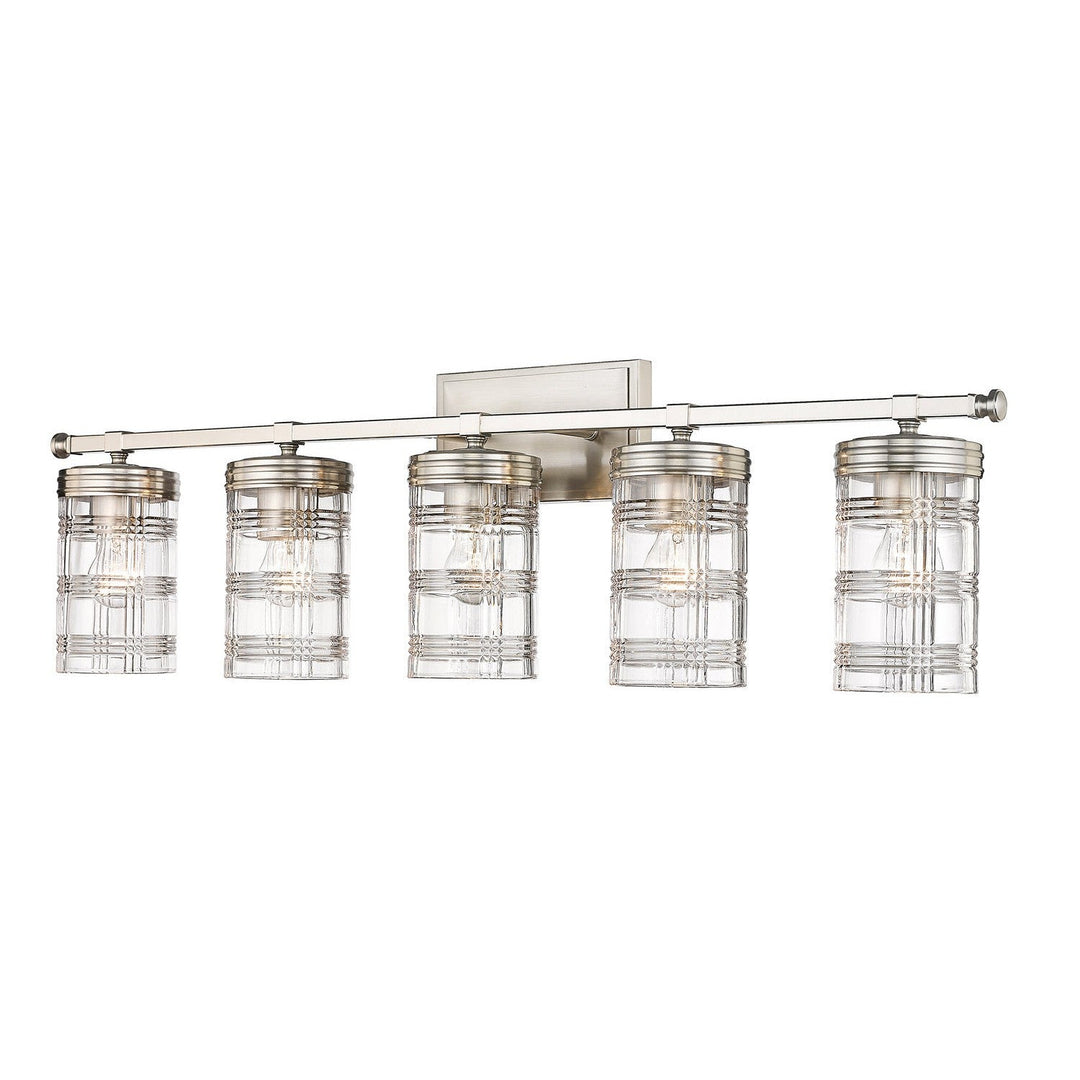 Z-Lite Archer 344-5V-BN Bath Vanity Light 38 in. wide - Brushed Nickel