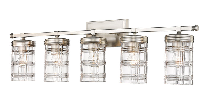 Z-Lite Archer 344-5V-BN Bath Vanity Light 38 in. wide - Brushed Nickel