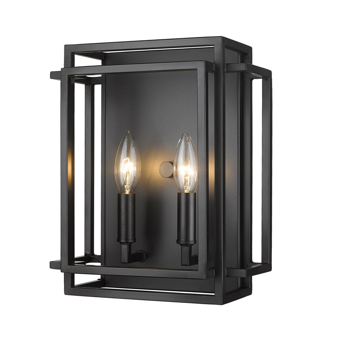 Z-Lite Titania 454-2S-MB Wall Sconce Light - Matte Black