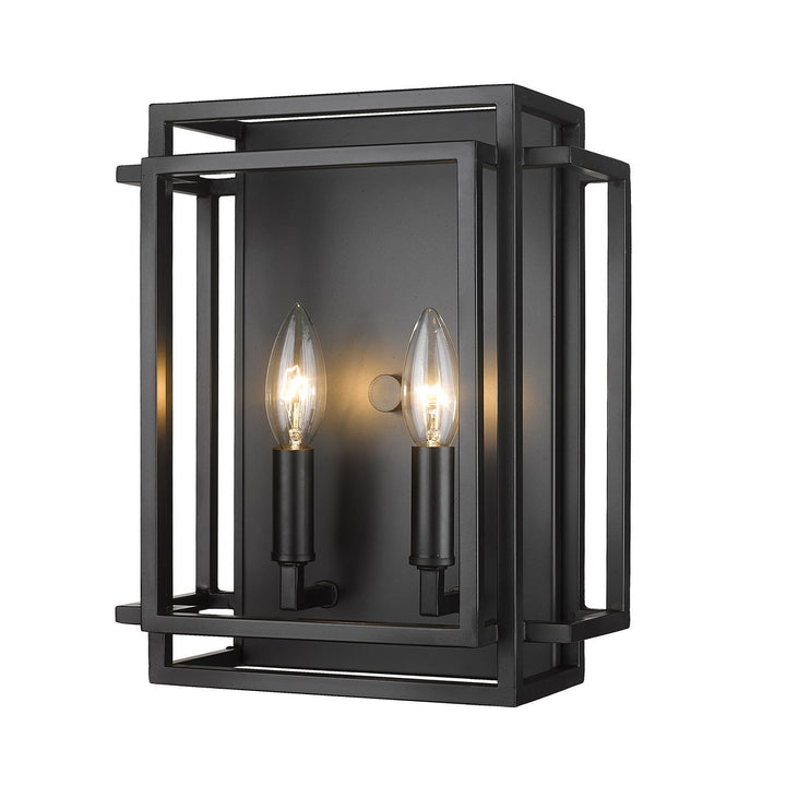 Z-Lite Titania 454-2S-MB Wall Sconce Light - Matte Black