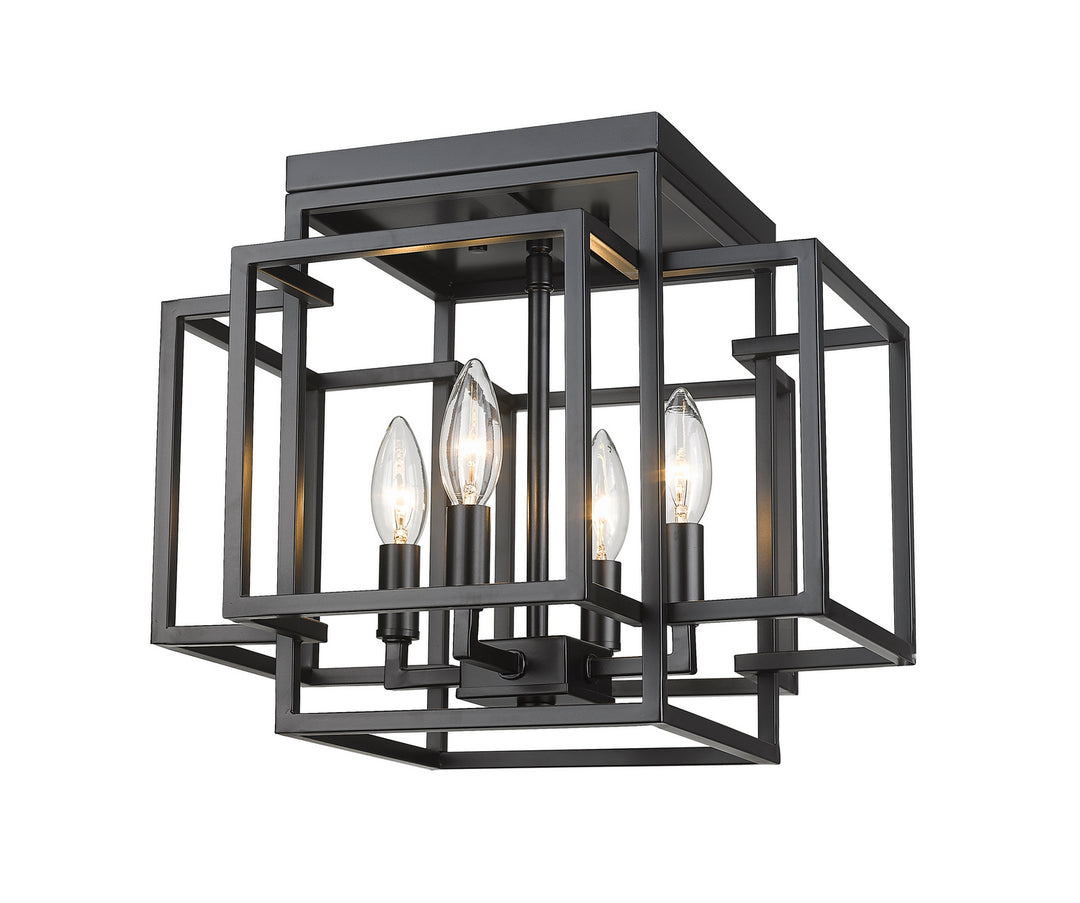 Z-Lite Titania 454F-MB Ceiling Light - Matte Black