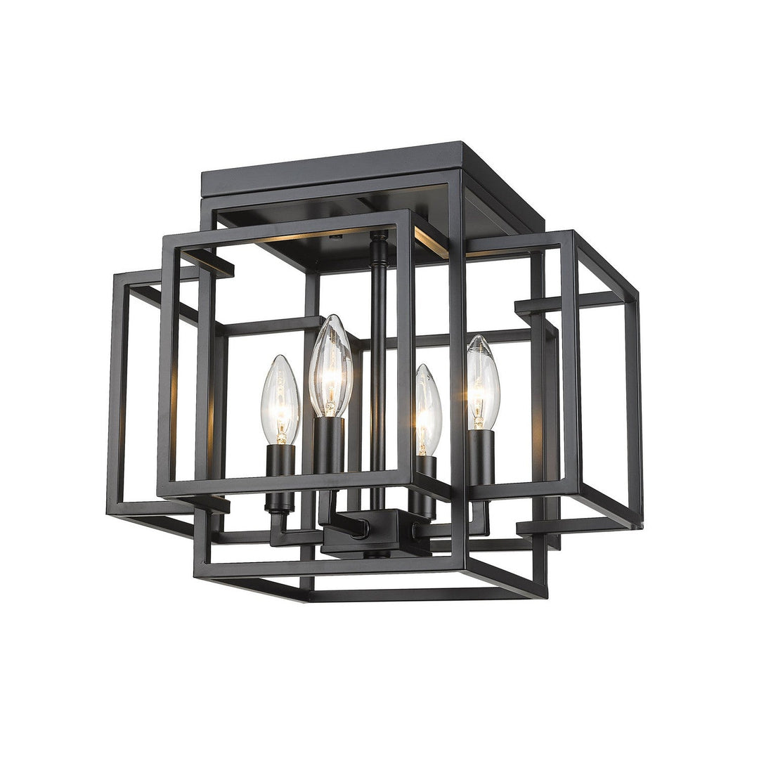 Z-Lite Titania 454F-MB Ceiling Light - Matte Black