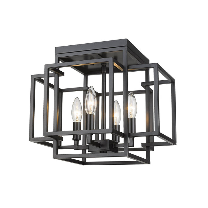 Z-Lite Titania 454F-MB Ceiling Light - Matte Black