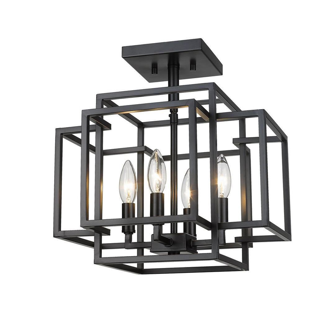 Z-Lite Titania 454SF-MB Ceiling Light - Matte Black