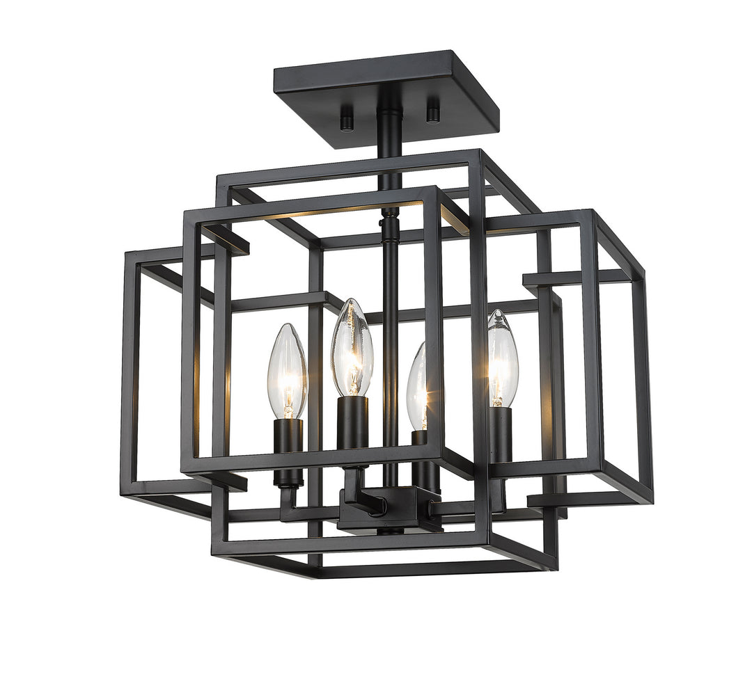 Z-Lite Titania 454SF-MB Ceiling Light - Matte Black