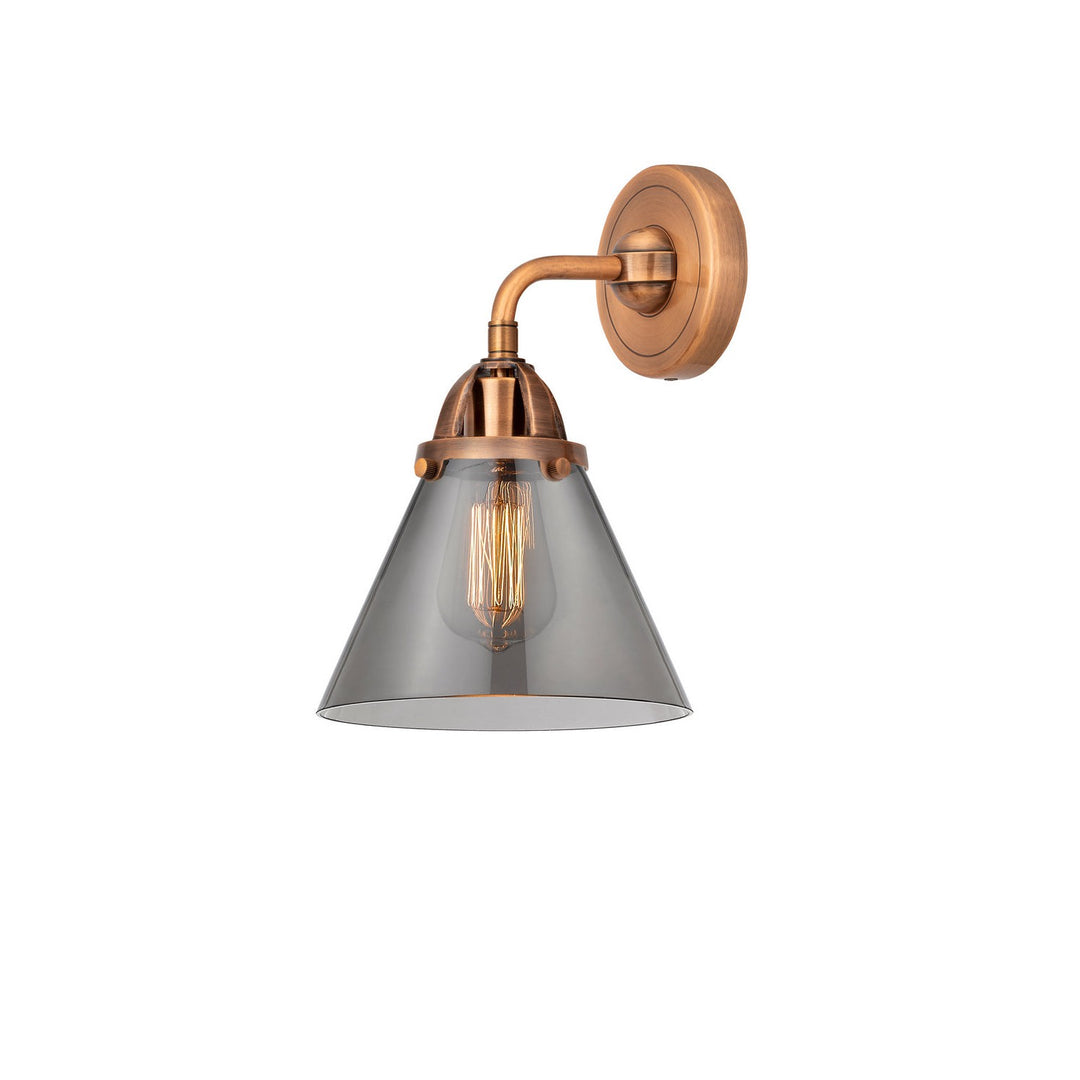 Innovations Nouveau 2 288-1W-AC-G43 Wall Sconce Light - Antique Copper