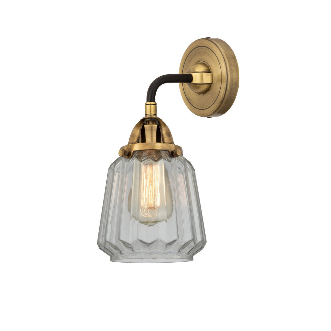 Innovations Nouveau 2 288-1W-BAB-G142 Wall Sconce Light - Black Antique Brass