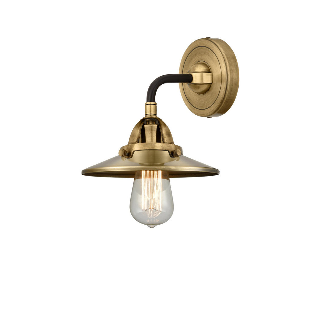 Innovations Nouveau 2 288-1W-BAB-M4-AB-LED Wall Sconce Light - Black Antique Brass