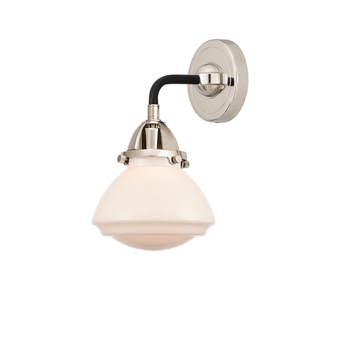 Innovations Nouveau 2 288-1W-BPN-G321 Wall Sconce Light - Black Polished Nickel