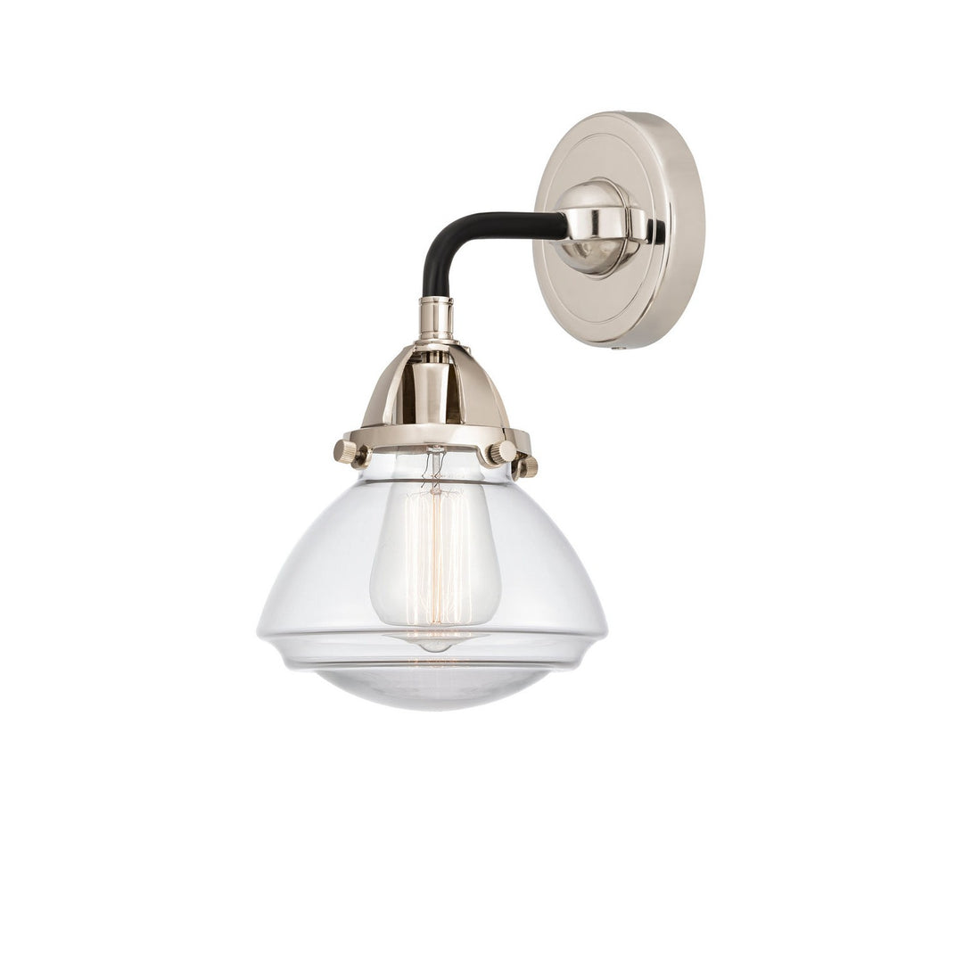 Innovations Nouveau 2 288-1W-BPN-G322 Wall Sconce Light - Black Polished Nickel
