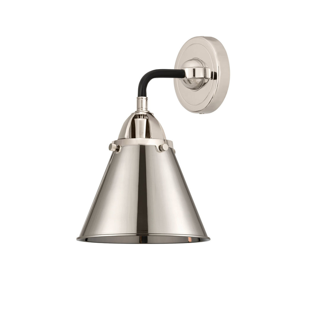 Innovations Nouveau 2 288-1W-BPN-M13-PN-LED Wall Sconce Light - Black Polished Nickel