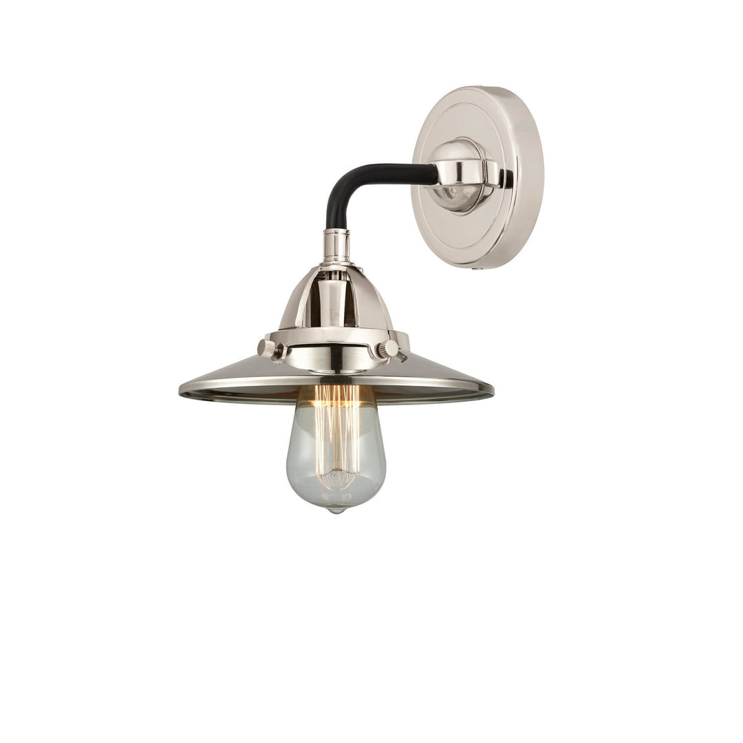 Innovations Nouveau 2 288-1W-BPN-M1-PN-LED Wall Sconce Light - Black Polished Nickel