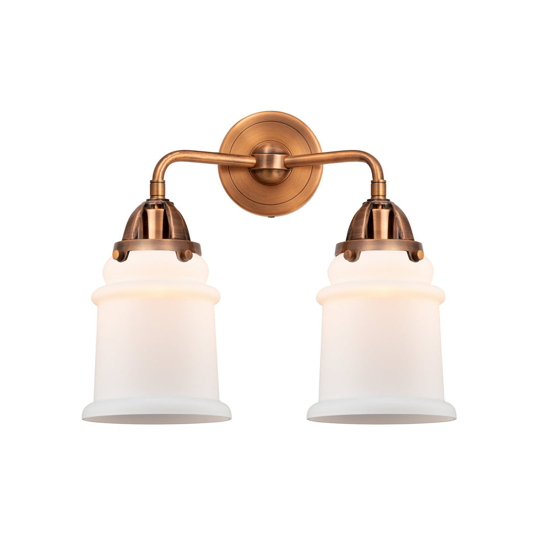 Innovations Nouveau 2 288-2W-AC-G181 Bath Vanity Light 14 in. wide - Antique Copper