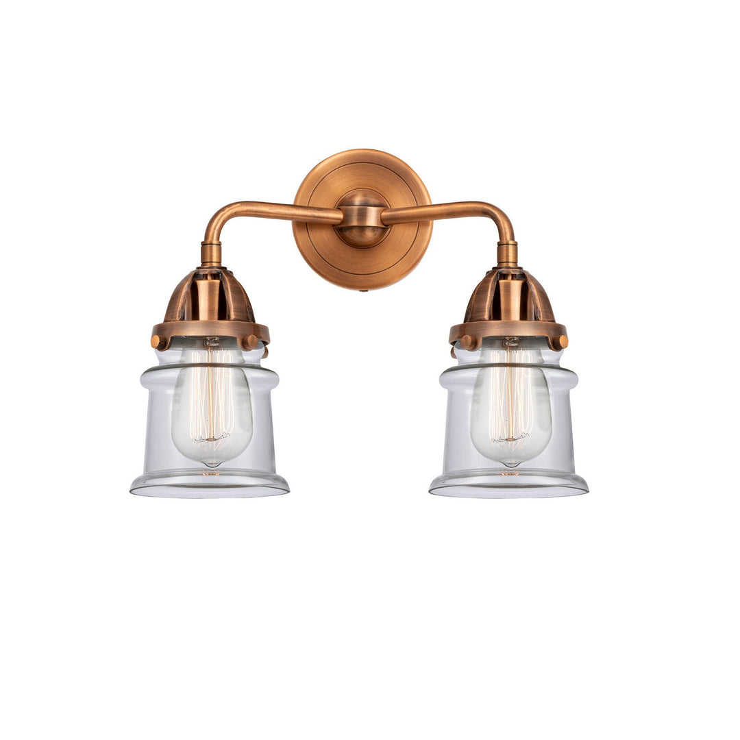 Innovations Nouveau 2 288-2W-AC-G182S Bath Vanity Light 14 in. wide - Antique Copper