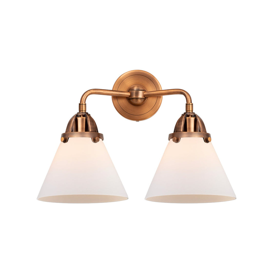 Innovations Nouveau 2 288-2W-AC-G41-LED Bath Vanity Light 16 in. wide - Antique Copper