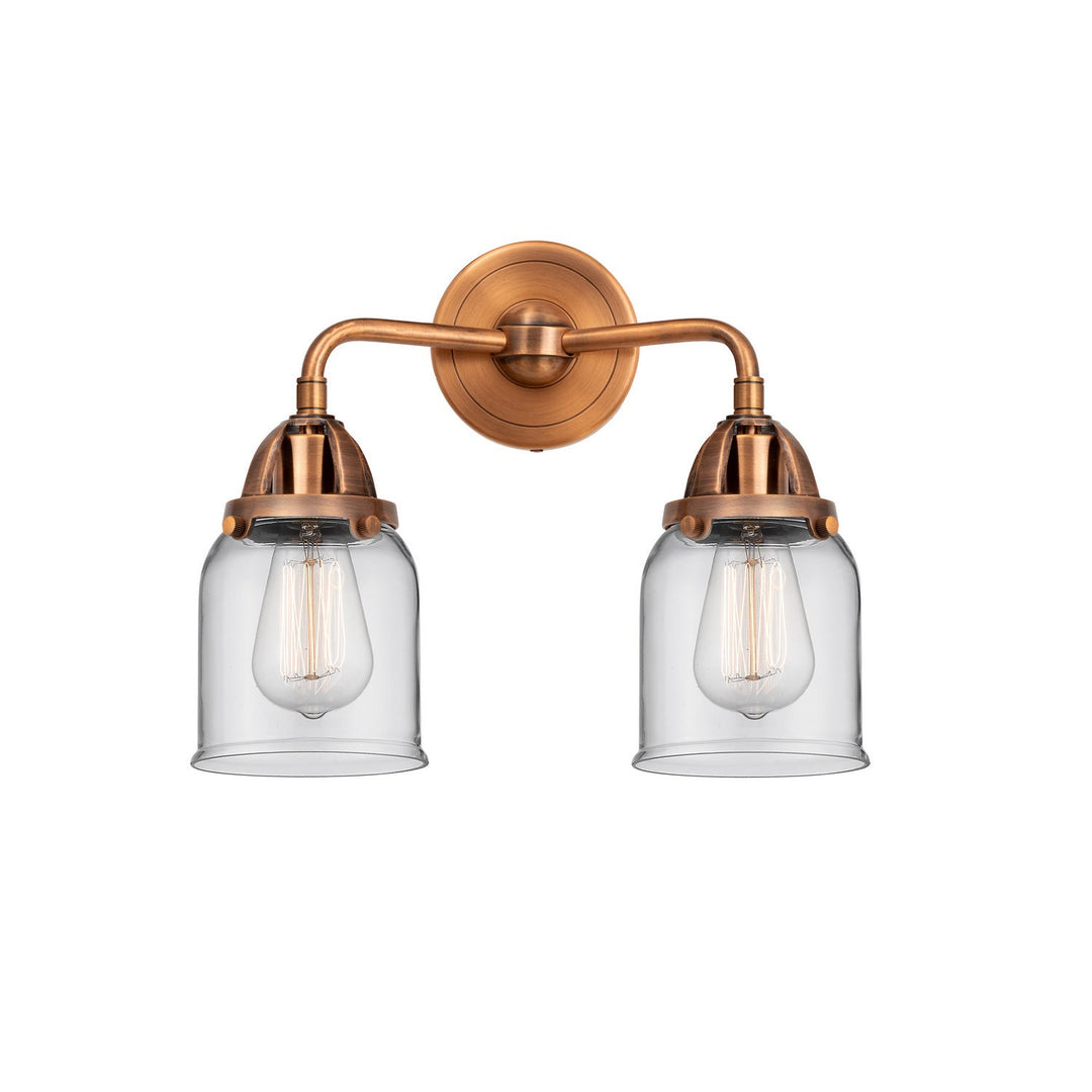 Innovations Nouveau 2 288-2W-AC-G52 Bath Vanity Light 13 in. wide - Antique Copper