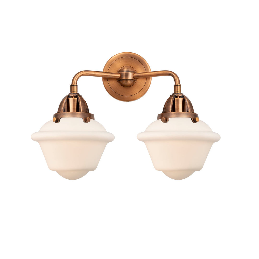 Innovations Nouveau 2 288-2W-AC-G531 Bath Vanity Light 16 in. wide - Antique Copper