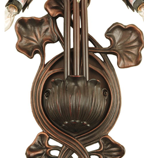 Meyda Tiffany Pond Lily 12523 Wall Light - Mahogany Bronze