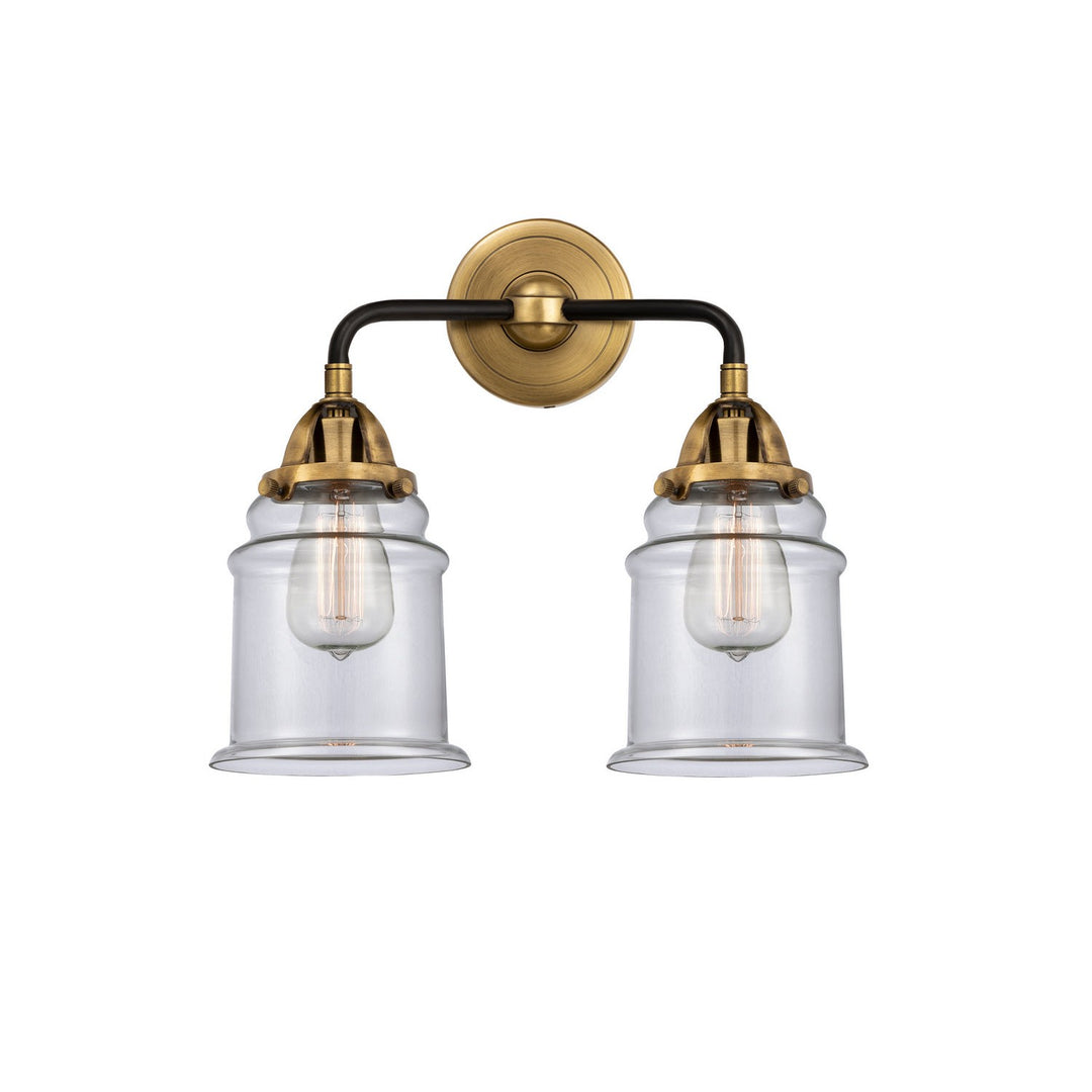 Innovations Nouveau 2 288-2W-BAB-G182 Bath Vanity Light 14 in. wide - Black Antique Brass