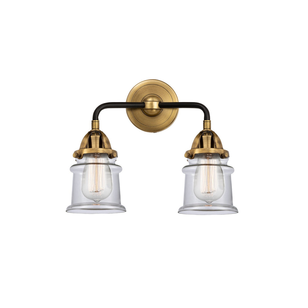 Innovations Nouveau 2 288-2W-BAB-G182S Bath Vanity Light 14 in. wide - Black Antique Brass