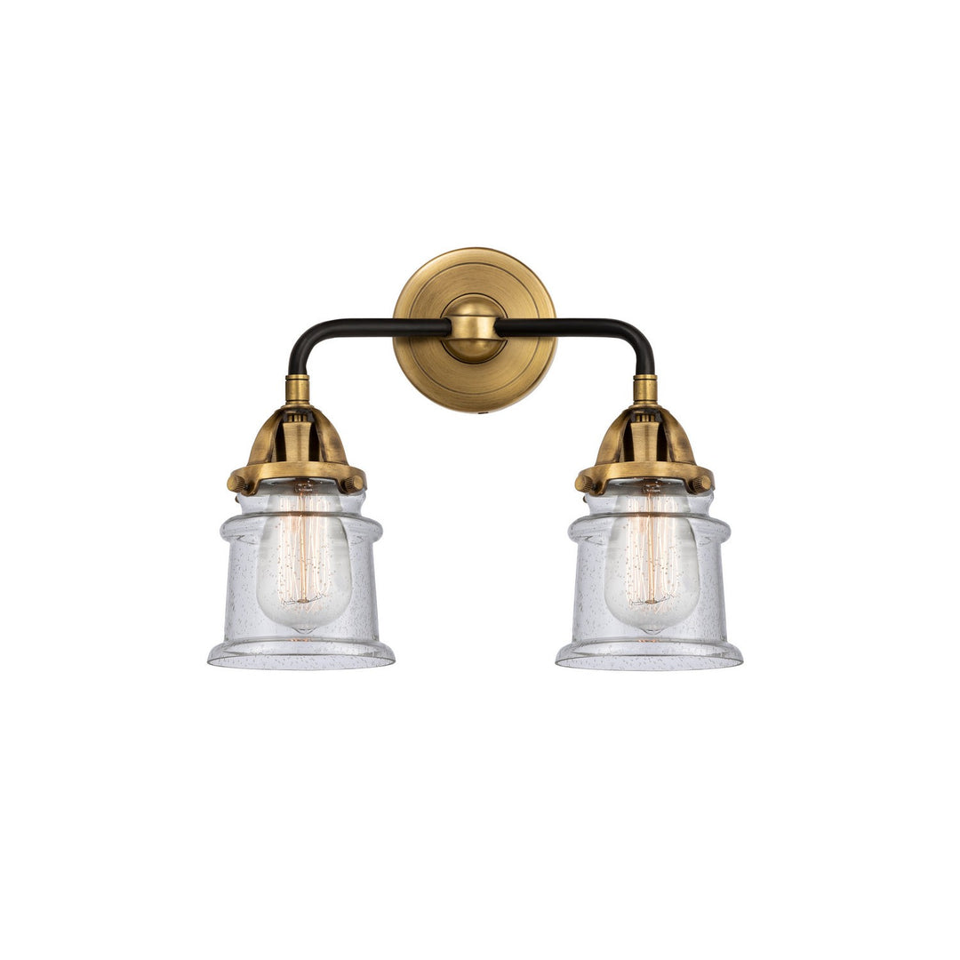 Innovations Nouveau 2 288-2W-BAB-G184S Bath Vanity Light 14 in. wide - Black Antique Brass