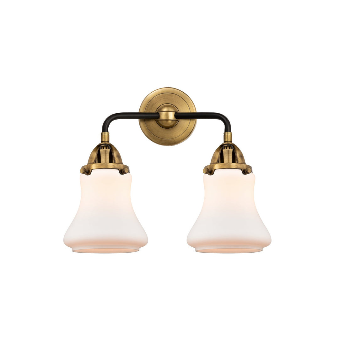 Innovations Nouveau 2 288-2W-BAB-G191 Bath Vanity Light 14 in. wide - Black Antique Brass