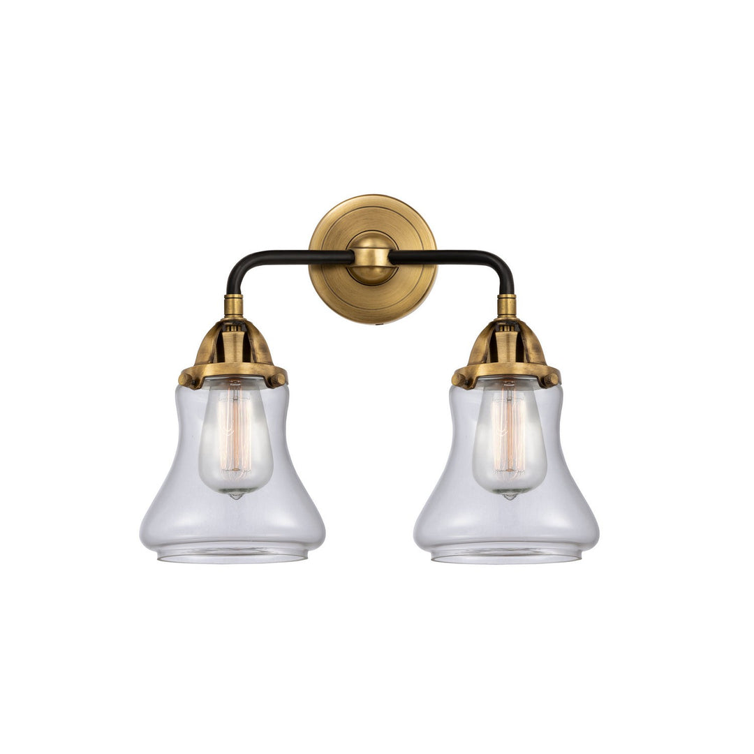 Innovations Nouveau 2 288-2W-BAB-G192 Bath Vanity Light 14 in. wide - Black Antique Brass