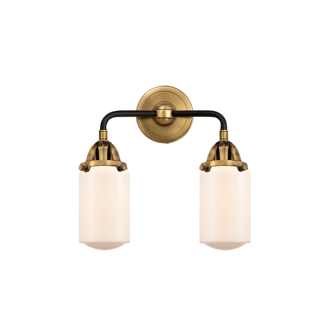 Innovations Nouveau 2 288-2W-BAB-G311 Bath Vanity Light 13 in. wide - Black Antique Brass