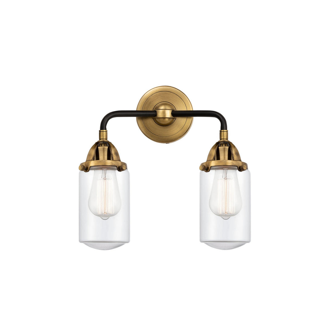 Innovations Nouveau 2 288-2W-BAB-G312 Bath Vanity Light 13 in. wide - Black Antique Brass