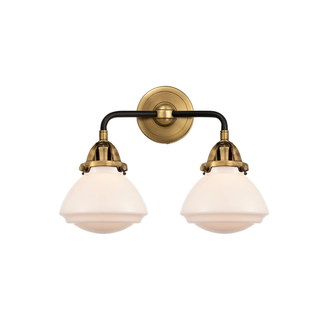 Innovations Nouveau 2 288-2W-BAB-G321 Bath Vanity Light 15 in. wide - Black Antique Brass