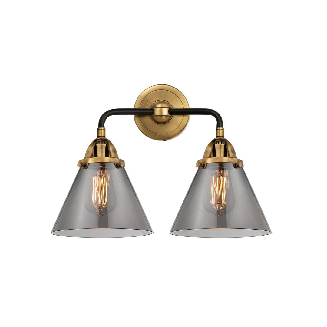 Innovations Nouveau 2 288-2W-BAB-G43 Bath Vanity Light 16 in. wide - Black Antique Brass