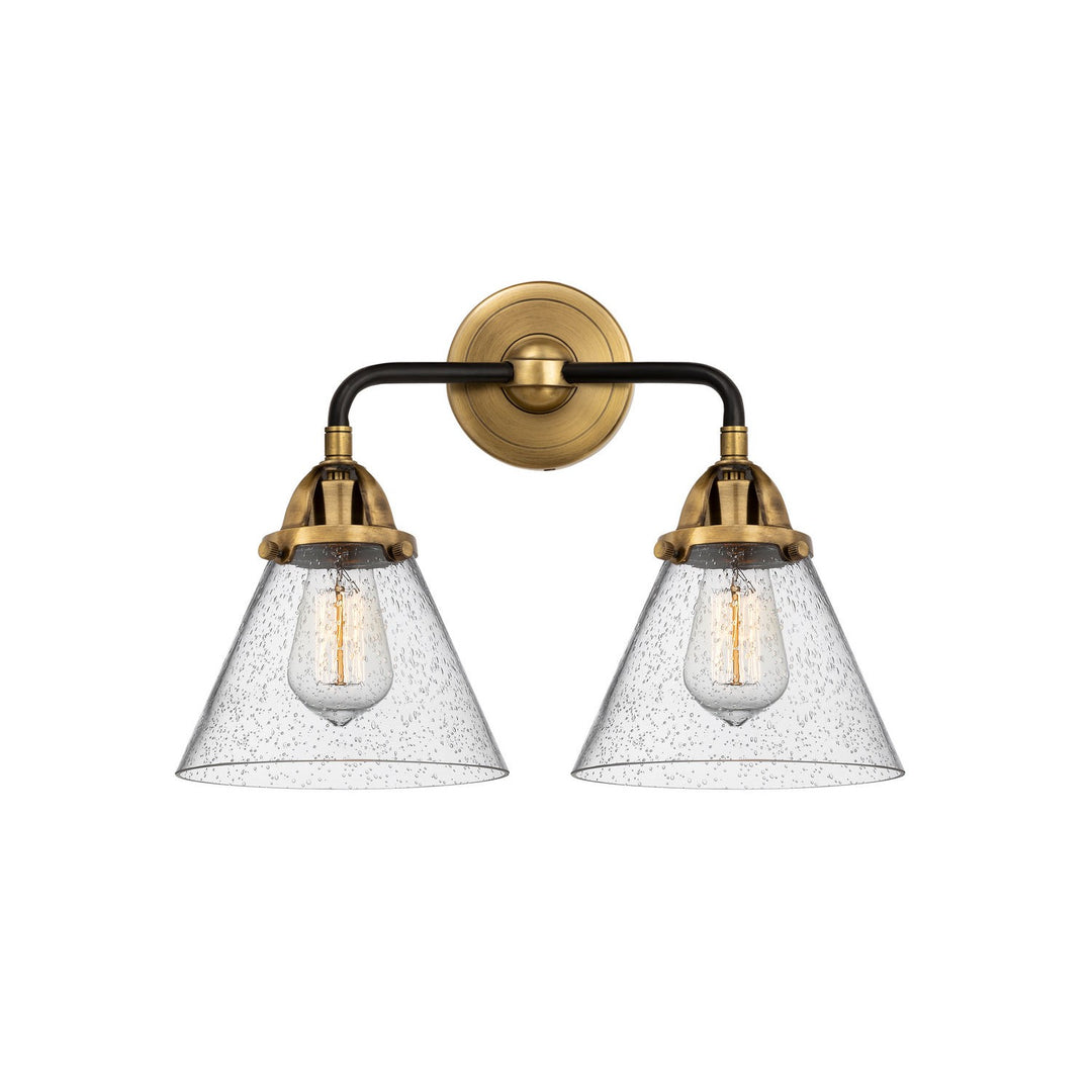 Innovations Nouveau 2 288-2W-BAB-G44 Bath Vanity Light 16 in. wide - Black Antique Brass