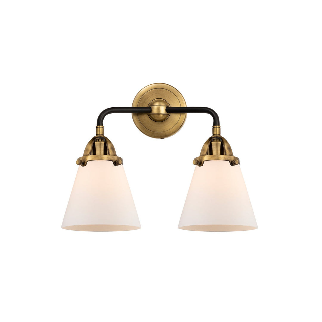 Innovations Nouveau 2 288-2W-BAB-G61 Bath Vanity Light 15 in. wide - Black Antique Brass