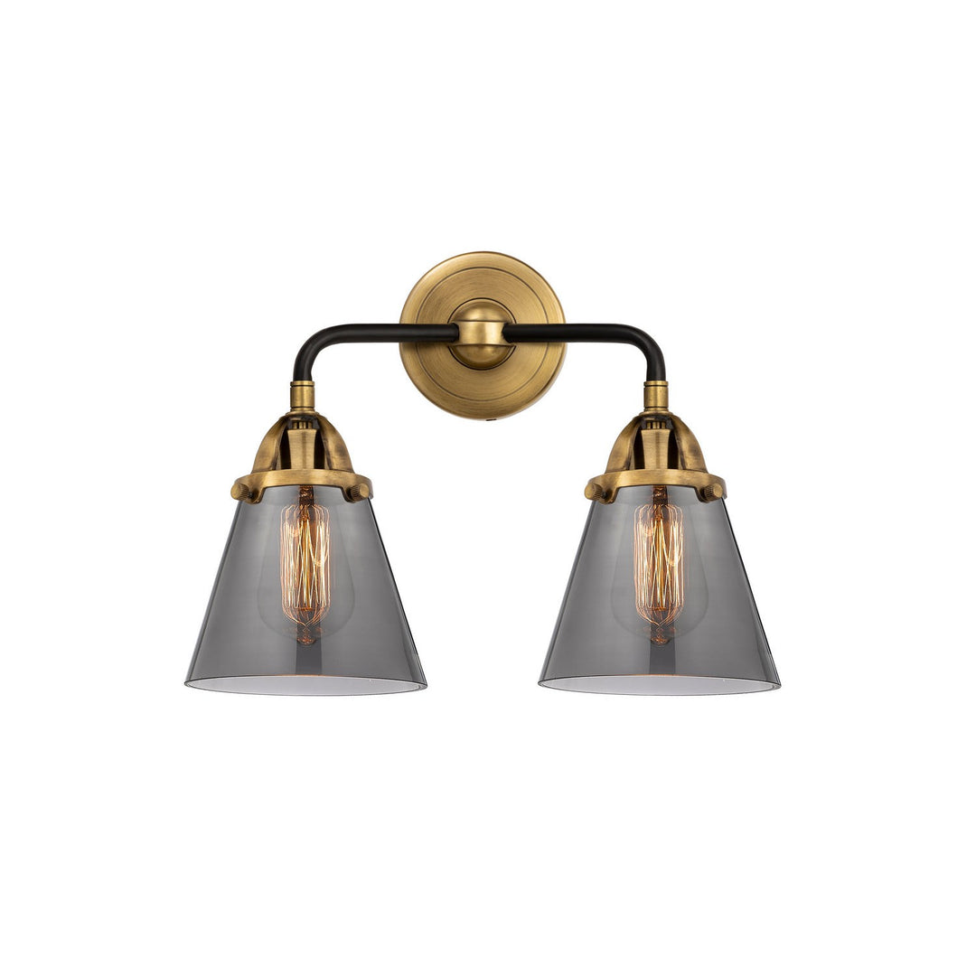 Innovations Nouveau 2 288-2W-BAB-G63 Bath Vanity Light 15 in. wide - Black Antique Brass