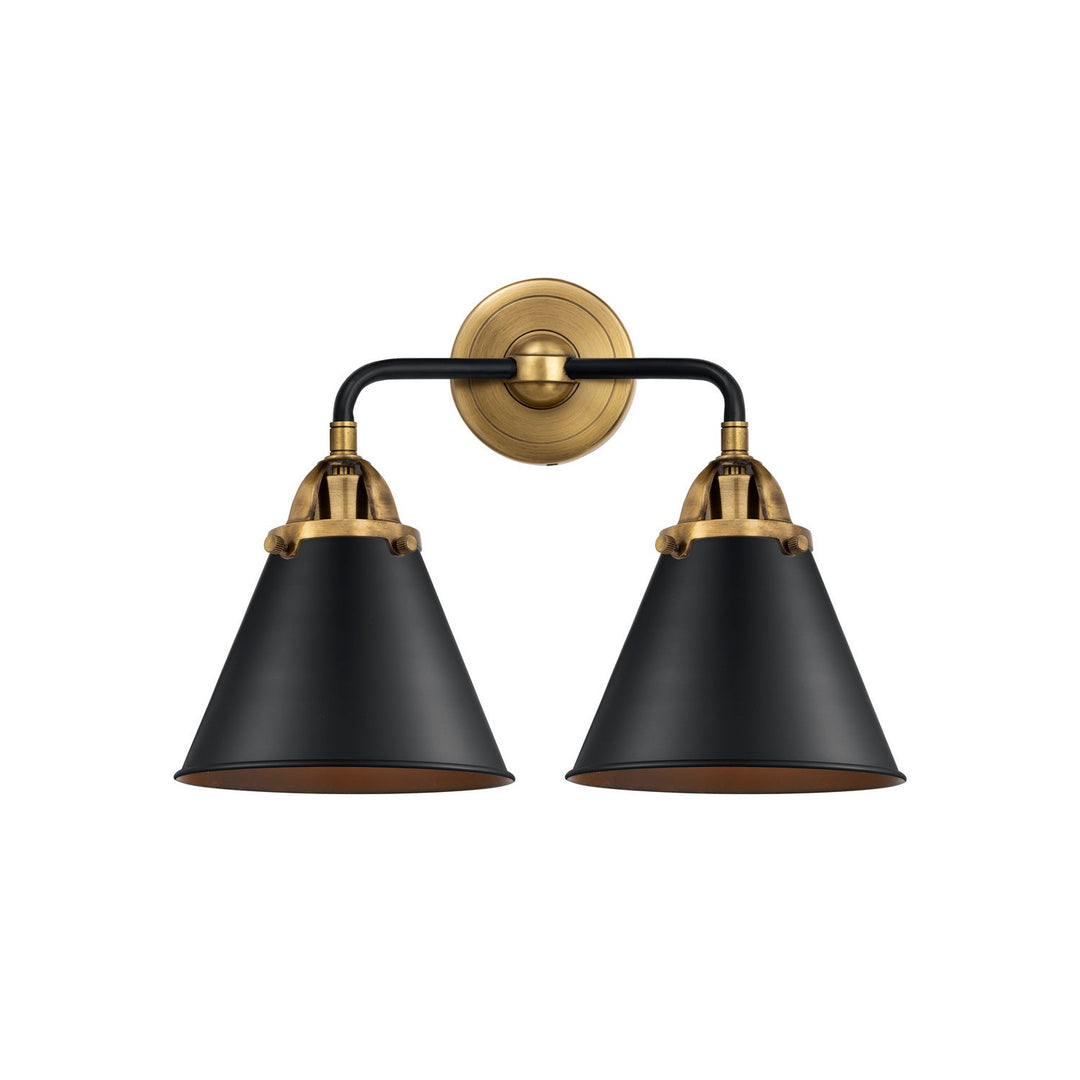 Innovations Nouveau 2 288-2W-BAB-M13-BK Bath Vanity Light 16 in. wide - Black Antique Brass