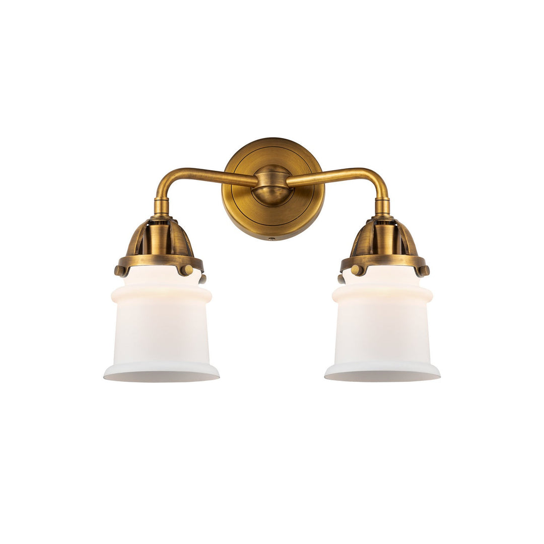 Innovations Nouveau 2 288-2W-BB-G181S Bath Vanity Light 14 in. wide - Brushed Brass