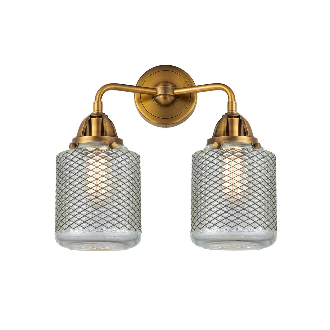 Innovations Nouveau 2 288-2W-BB-G262-LED Bath Vanity Light 14 in. wide - Brushed Brass