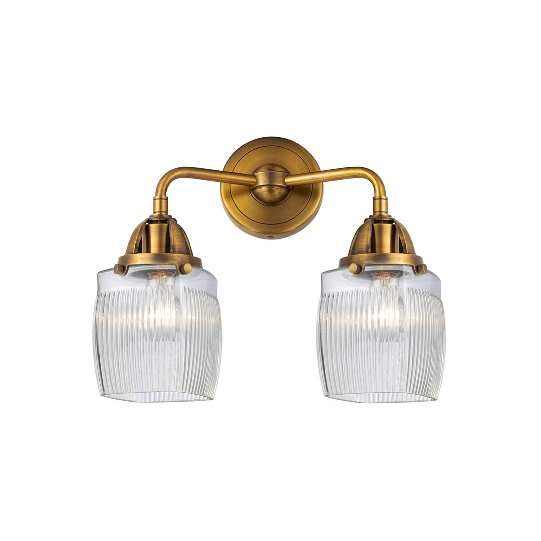 Innovations Nouveau 2 288-2W-BB-G302-LED Bath Vanity Light 14 in. wide - Brushed Brass