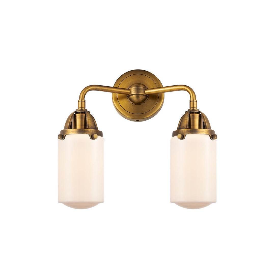 Innovations Nouveau 2 288-2W-BB-G311-LED Bath Vanity Light 13 in. wide - Brushed Brass